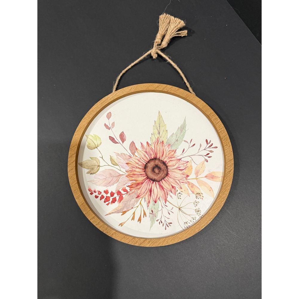 Sunflower Wall Decor – Rustic Farmhouse Style Hanging‎ Sign